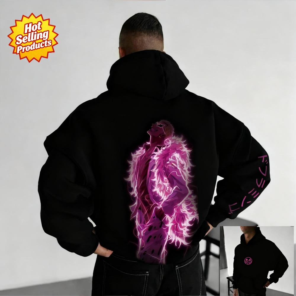 One Piece Hoodie Donquixote Do - Anime Merchandise Shop 评论和价格