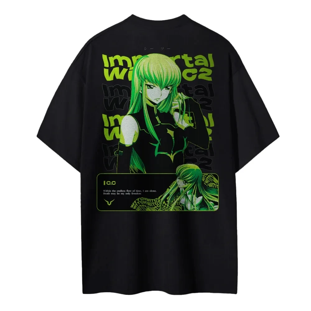 New Code Geass T-Shirt C.C. Ch - Anime Merchandise Shop 评论和价格