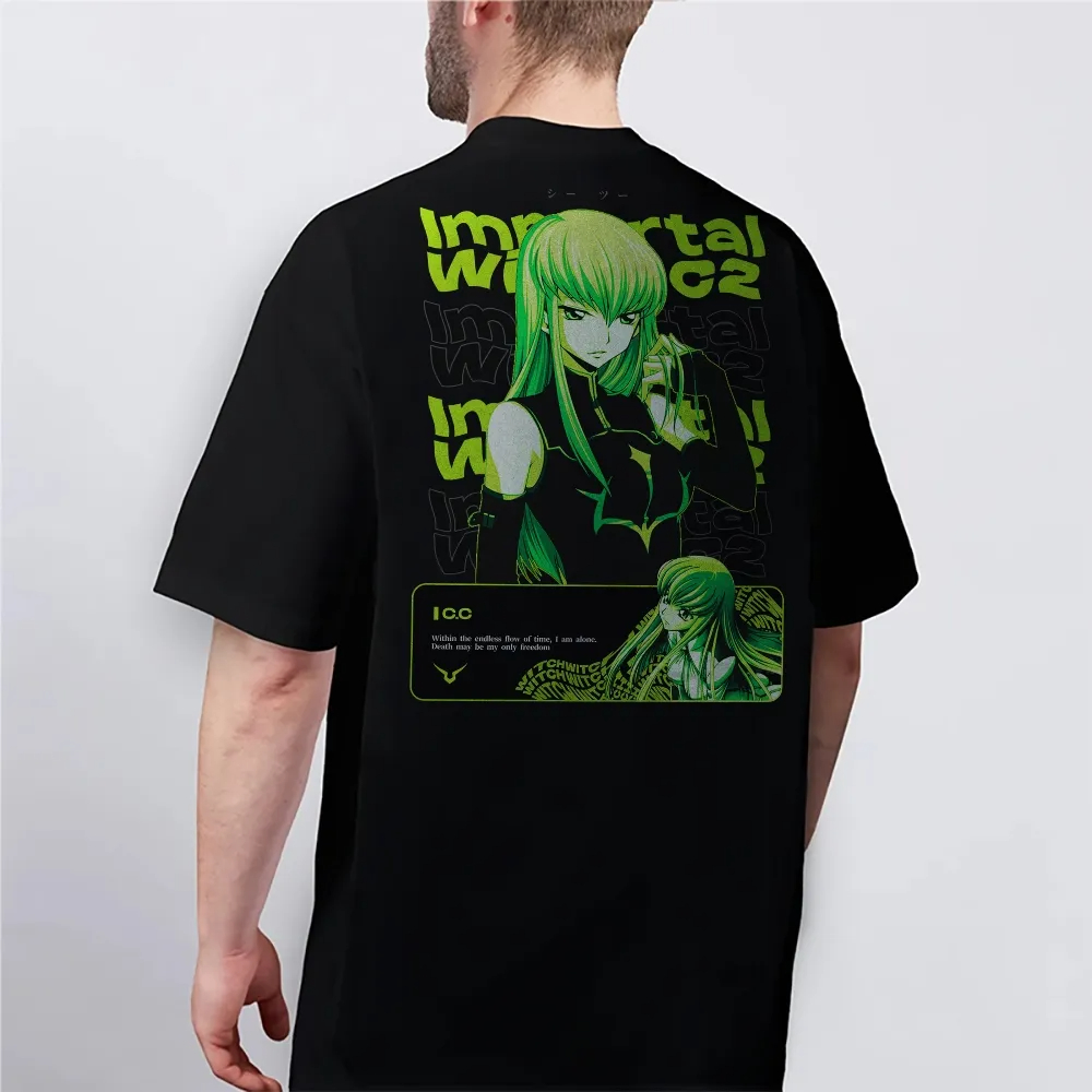 New Code Geass T-Shirt C.C. Ch - Anime Merchandise Shop 评论和价格