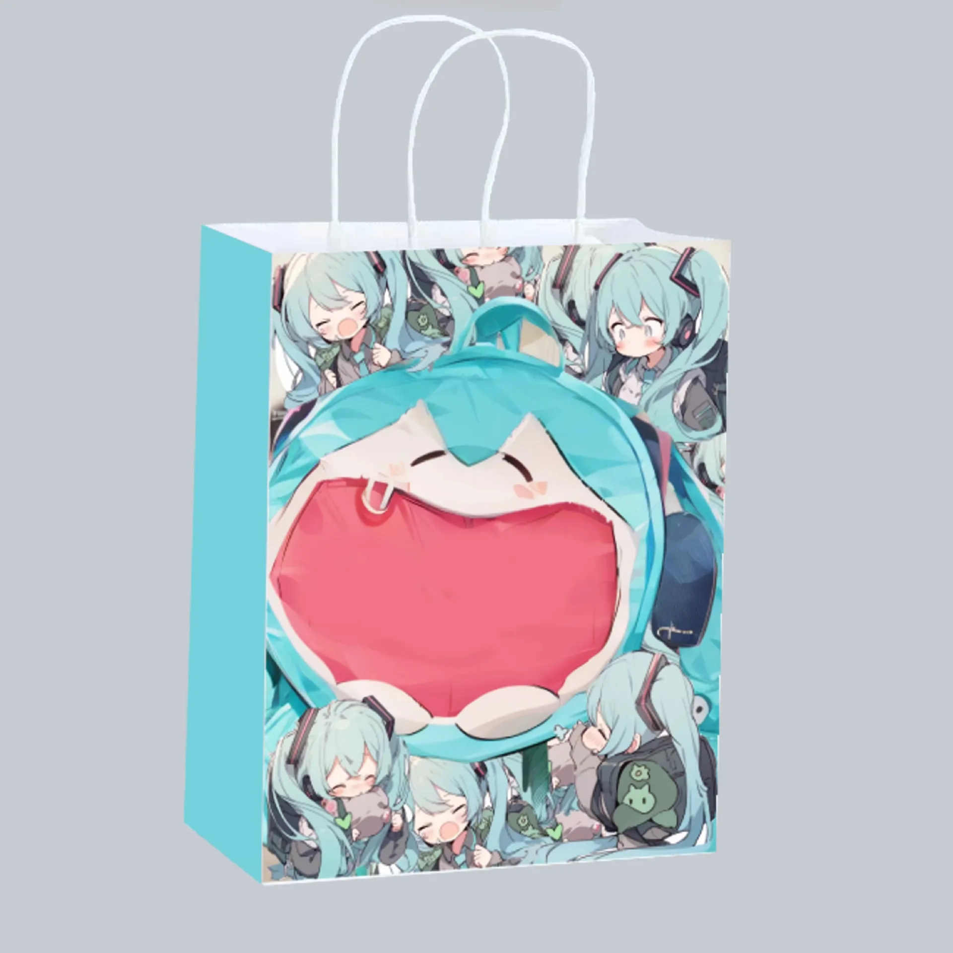 Cute Anime Hatsune Miku Paper  - Anime Merchandise Bag 评论和价格