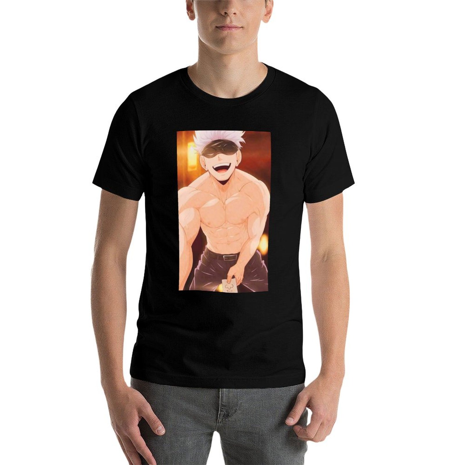Gojo Satoru Merchandise T-Shir - Anime Merchandise Shirt 评论和价格