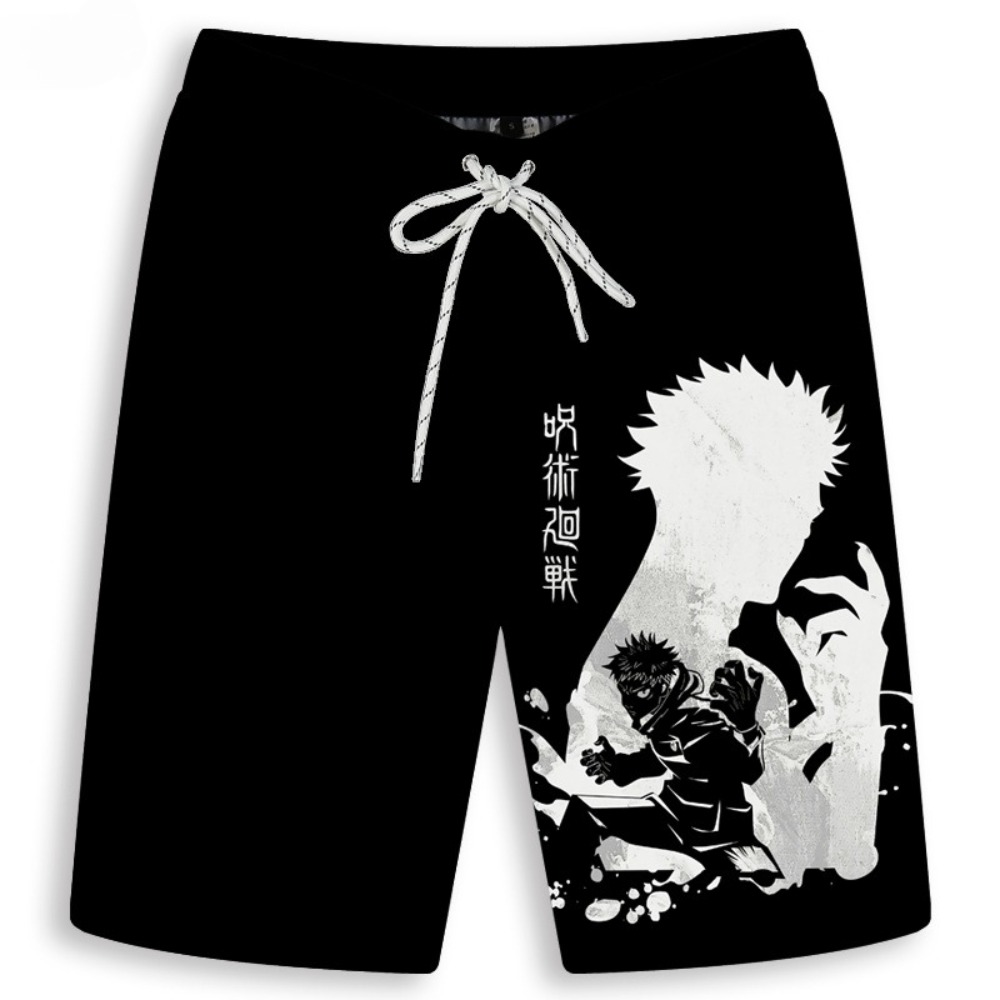 Men's Gojo Satoru Printed Shor - Anime Merchandise Shop 评论和价格