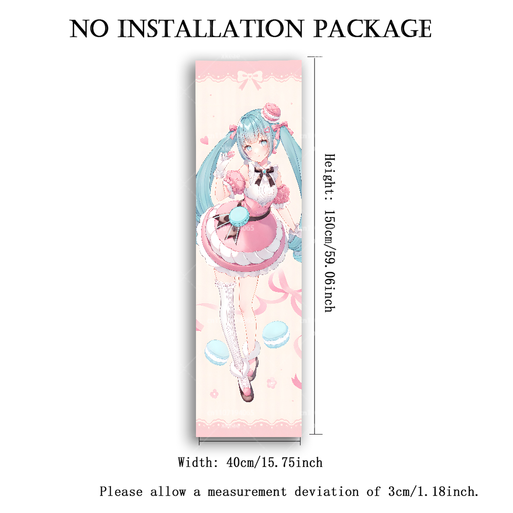 Hatsune Miku Vertical Tapestry - Wall Scroll Tapestry 评论和价格