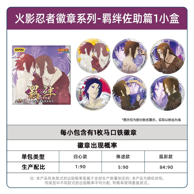Authentic Kayou Naruto Badge S - Anime Merchandise Licensing 评论和价格