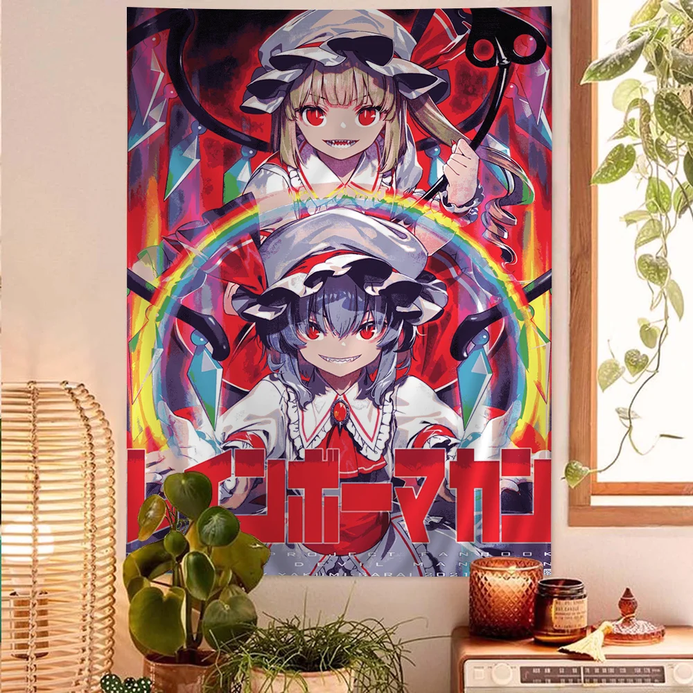 Touhou Project Flandre Scarlet - Wall Scroll Tapestry 评论和价格