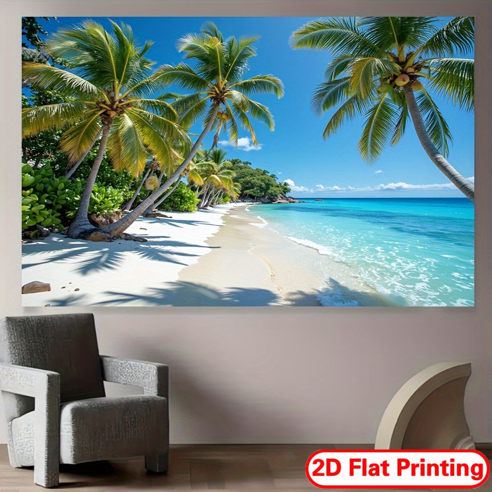 Tropical Beach Tapestry Wall H - Wall Scroll Tapestry 评论和价格