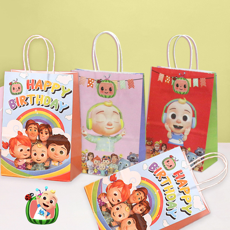 Cocomelons Party Gift Bag Set  - Anime Merchandise Bag 评论和价格