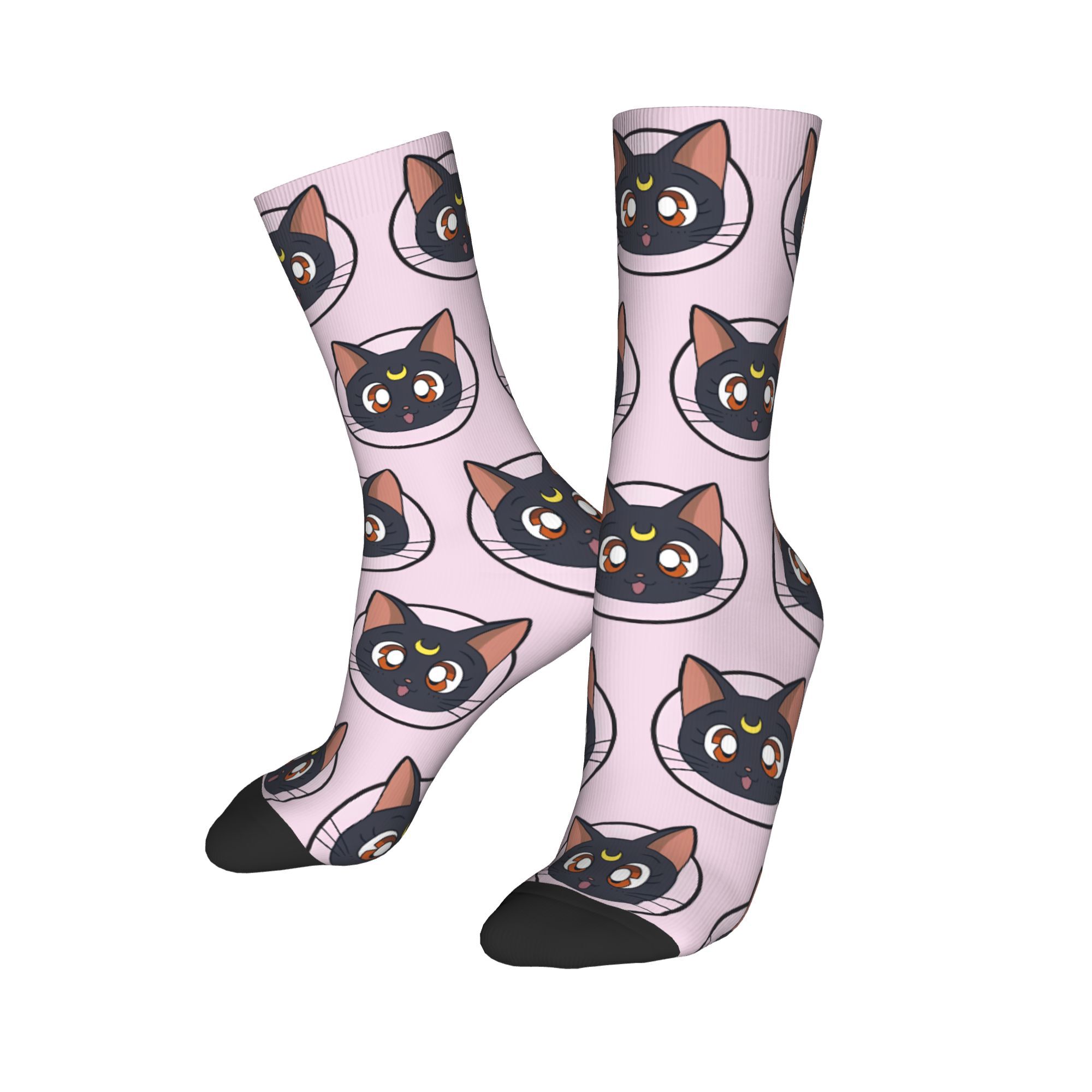 Trendy Unisex Crew Socks Sailo - Anime Merchandise For Girls 评论和价格
