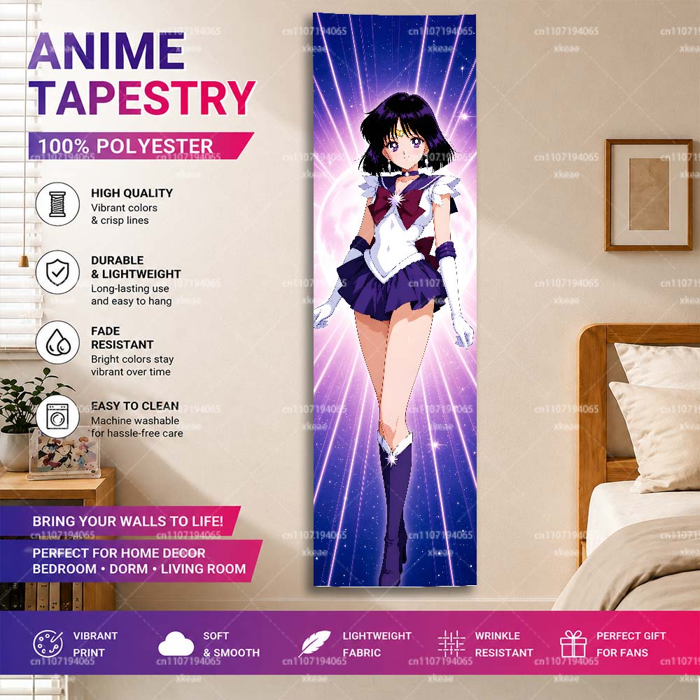 Sailor Saturn Hotaru Tomoe Ver - Wall Scroll Tapestry 评论和价格