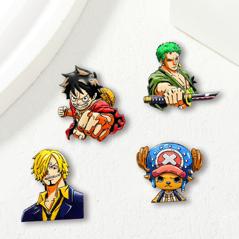 4pcs ONE PIECE Cartoon Charact - Anime One Piece Merchandise 评论和价格