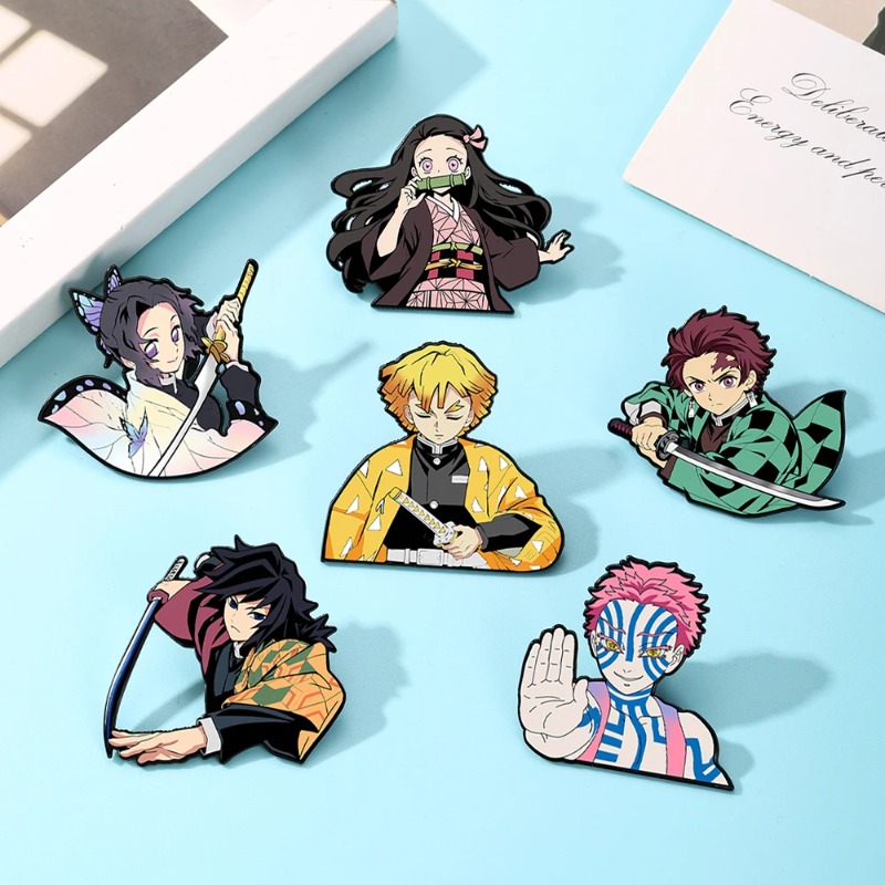 6pcs Demon Slayer Kimetsu No Y - Anime Merchandise Bag 评论和价格