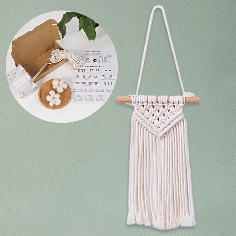 Handmade Knitting Mini Tapestr - Wall Scroll Tapestry 评论和价格